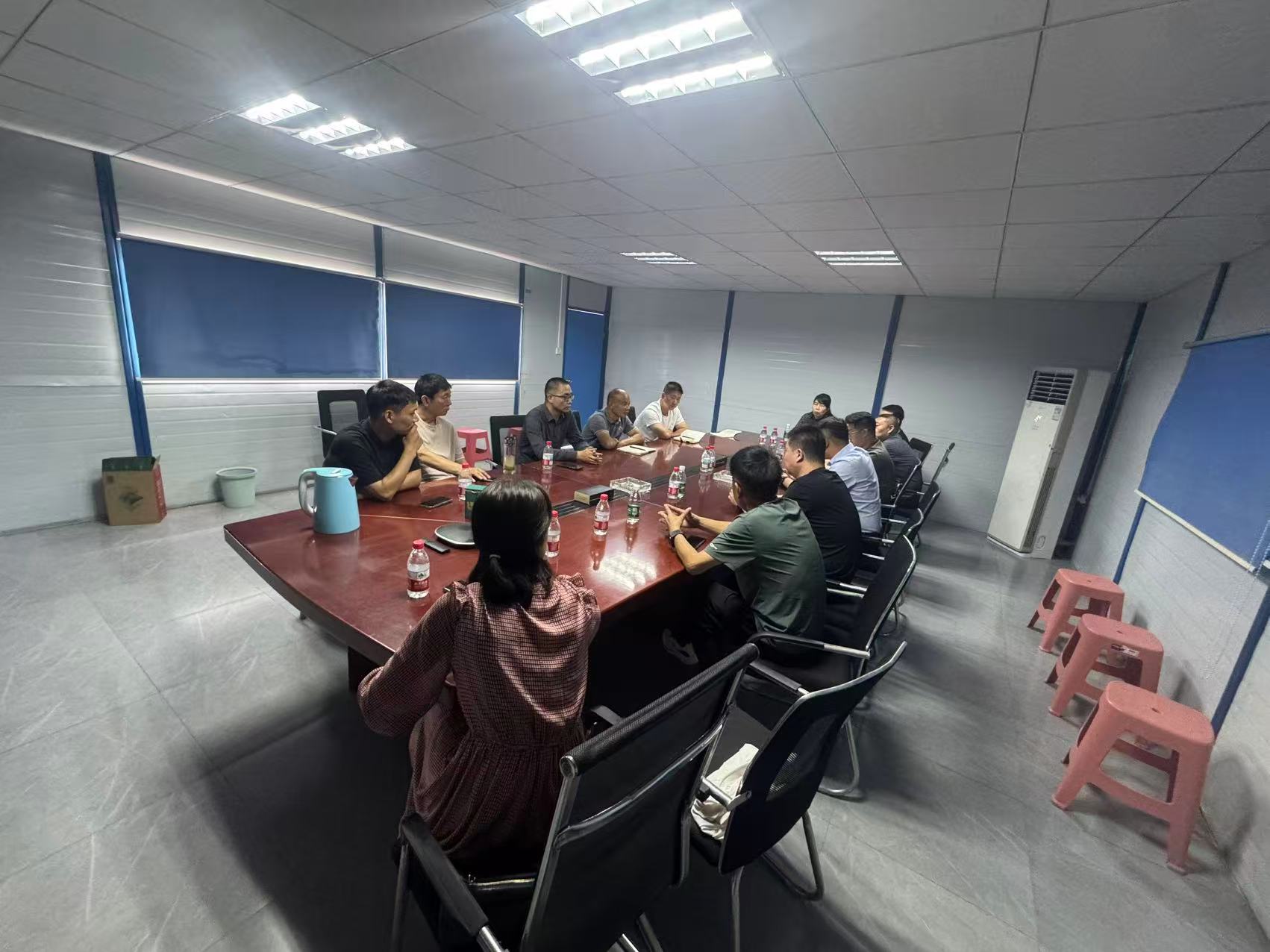 热烈欢迎许昌市魏都区西关办事处领导莅临德鸿·云璟项目指导工作